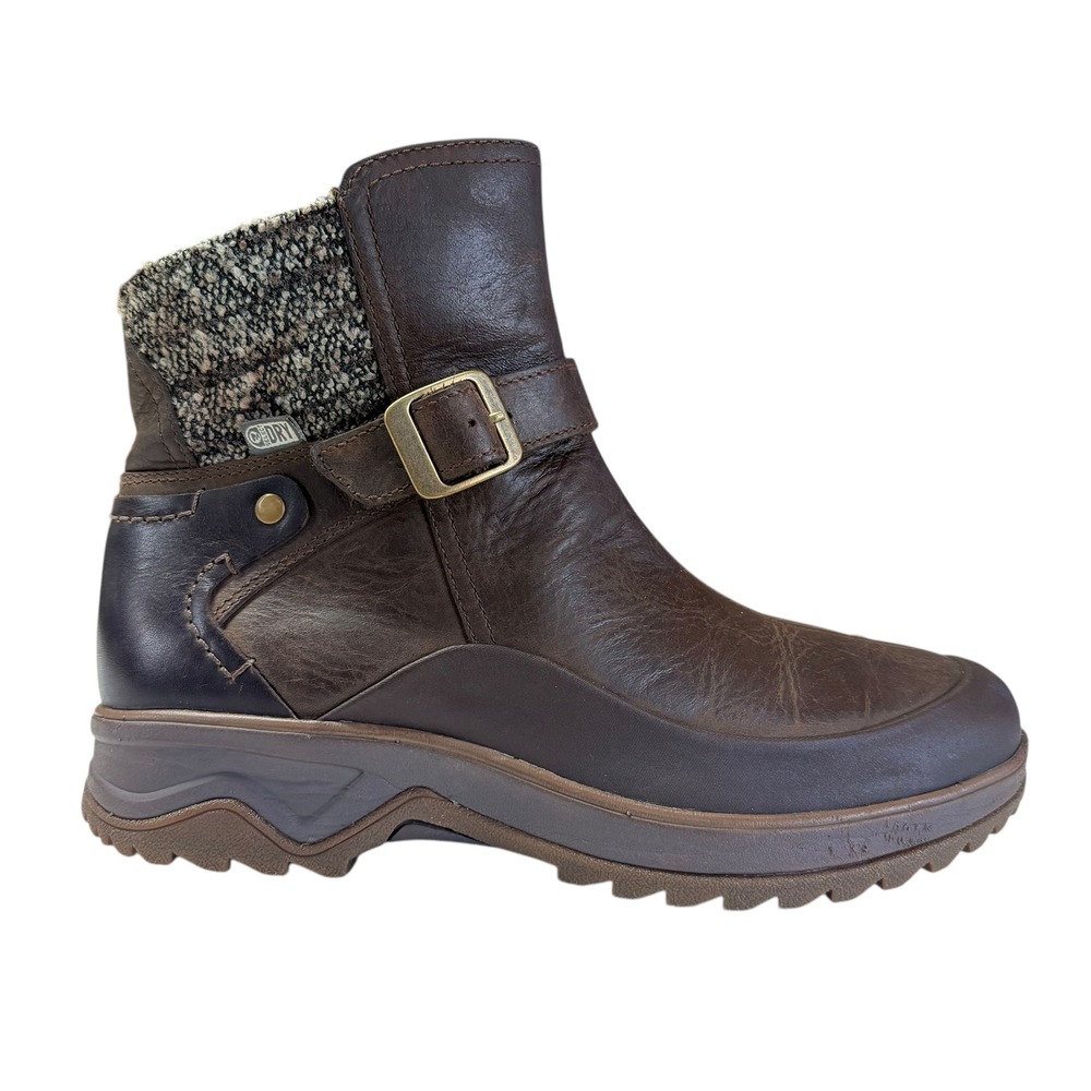 Merrell Eventyr Strap Waterproof Leather Boots Cottagecore Cozy Bohemian Women 7